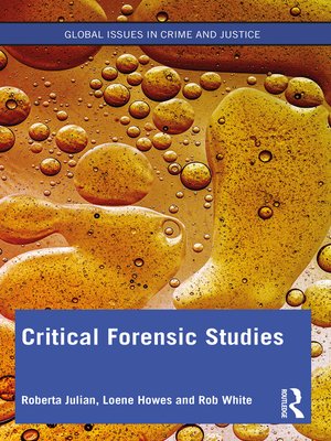 cover image of Critical Forensic Studies